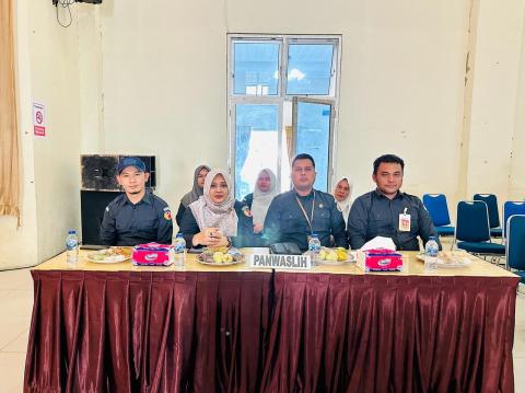 Pleno terbuka rekapitulasi tingkat kabupaten Gayo Lues