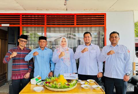 Ketua dan Anggota Panwaslih Kabupaten gayo Lues bersama dengan Ketua dan Anggota Panwaslih Kabupaten Gayo Lues periode 2018-2023