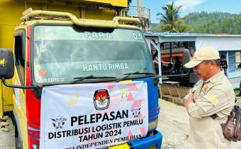 pengawasan pelepasan logistik pemilu tahun 2024